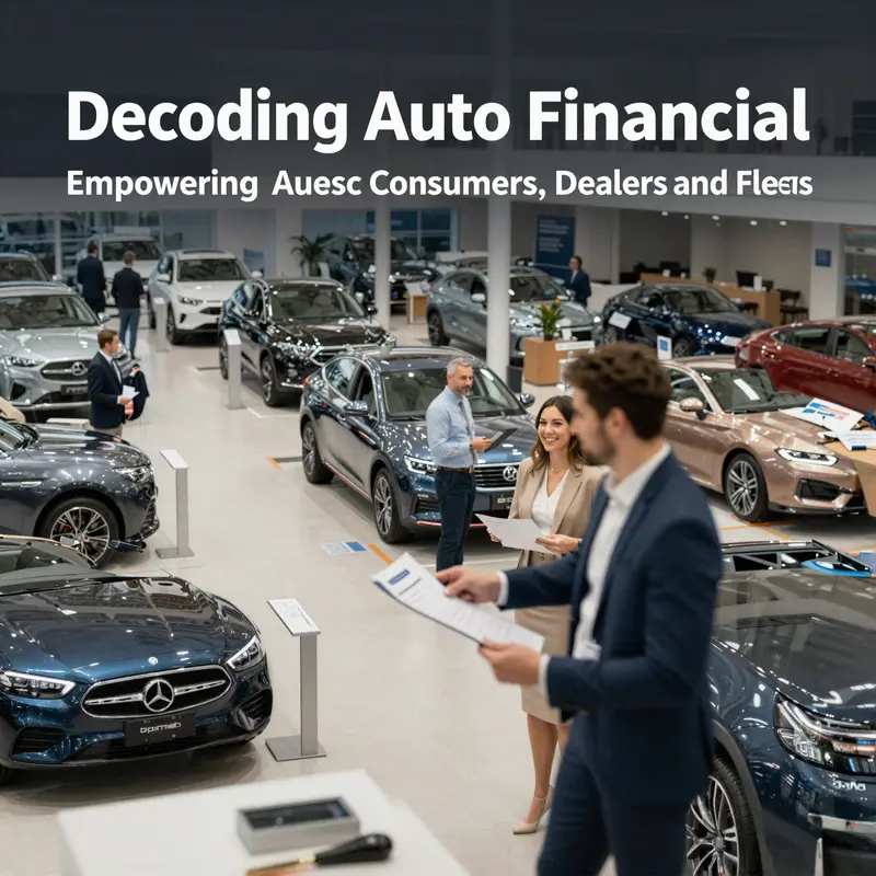 An overview of the consumer auto financing process from application to repayment.
