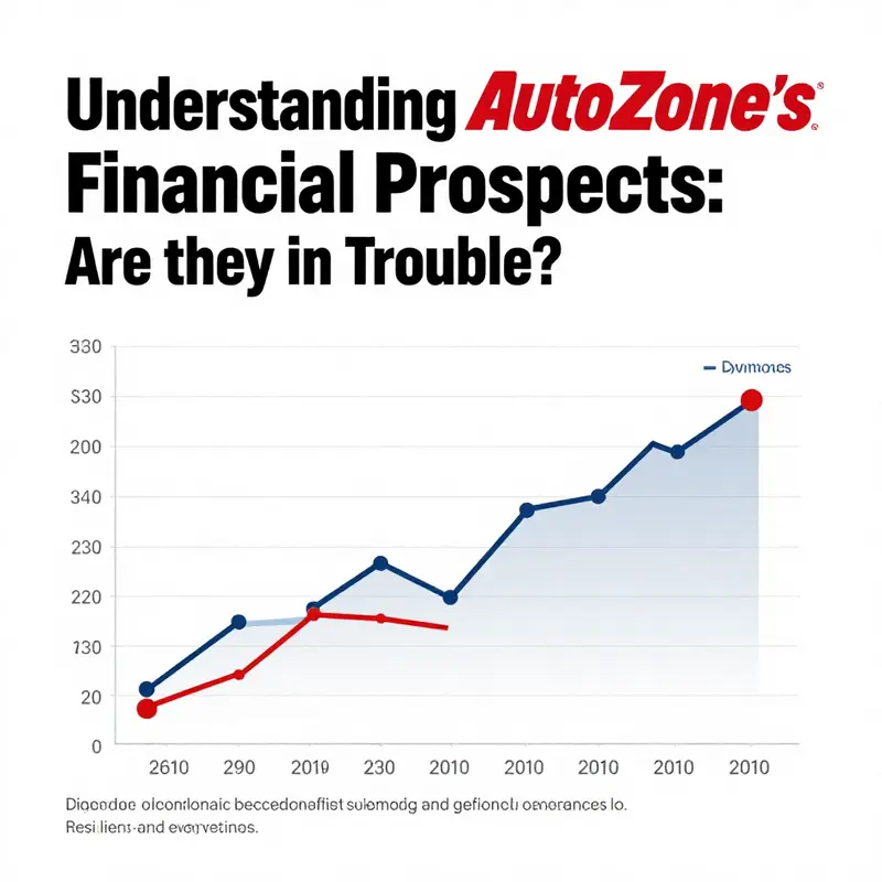 Visual breakdown of AutoZone’s strong financial performance indicators.