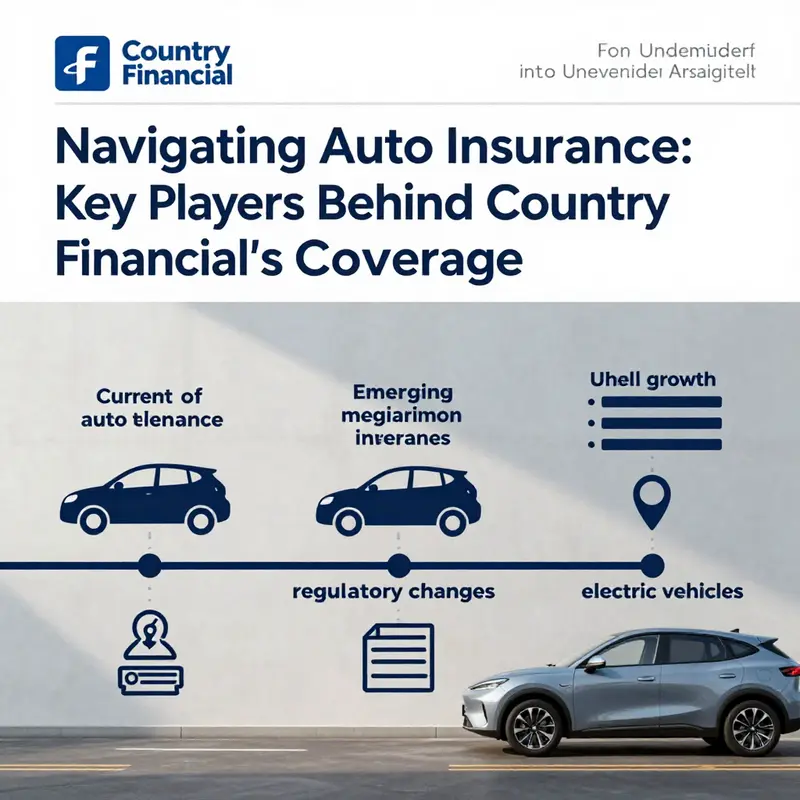 Logos of key companies underwriting auto insurance for Country Financial.