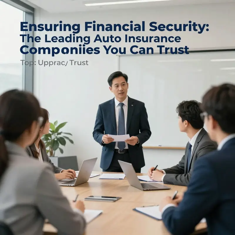 Insightful evaluation of financial security in top auto insurance companies.