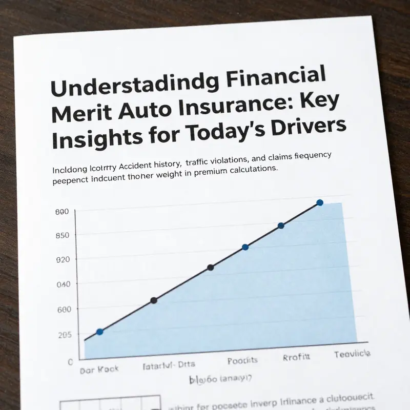 Overview of financial merit auto insurance highlighting its core principles.