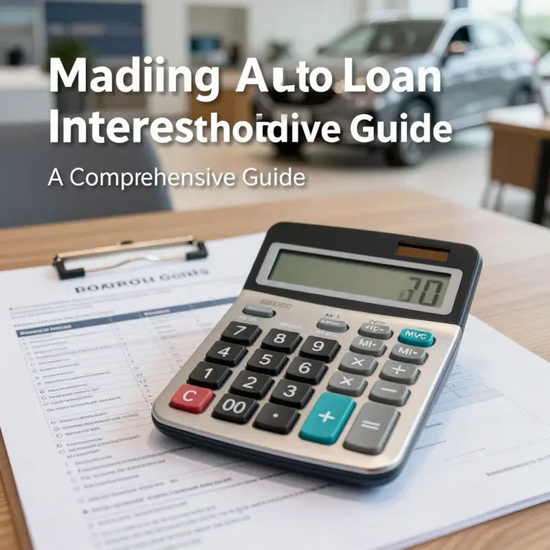 A financial calculator is essential for accurately determining auto loan interest.