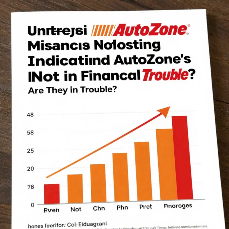 Visual breakdown of AutoZone’s strong financial performance indicators.