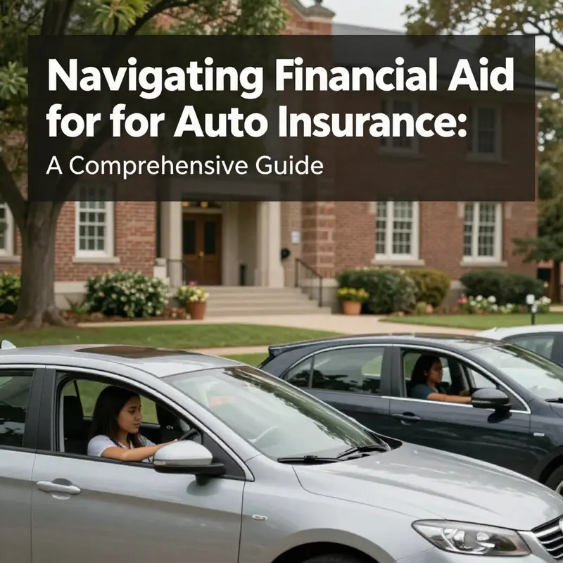 A picturesque college campus illustrating students commuting, symbolizing financial aid's role in transportation.