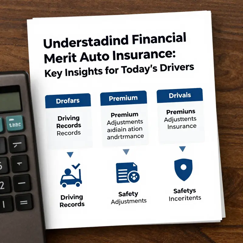 Overview of financial merit auto insurance highlighting its core principles.