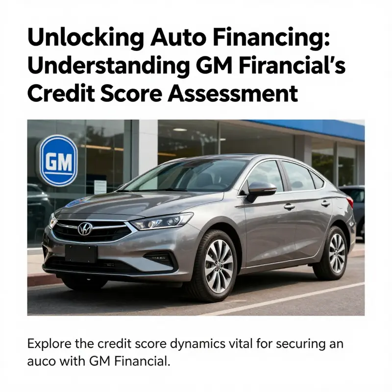 A modern car parked at a GM dealership representing successful auto financing.
