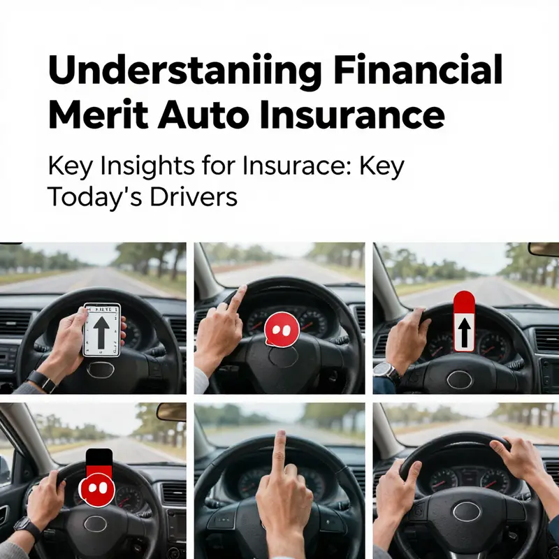 Overview of financial merit auto insurance highlighting its core principles.