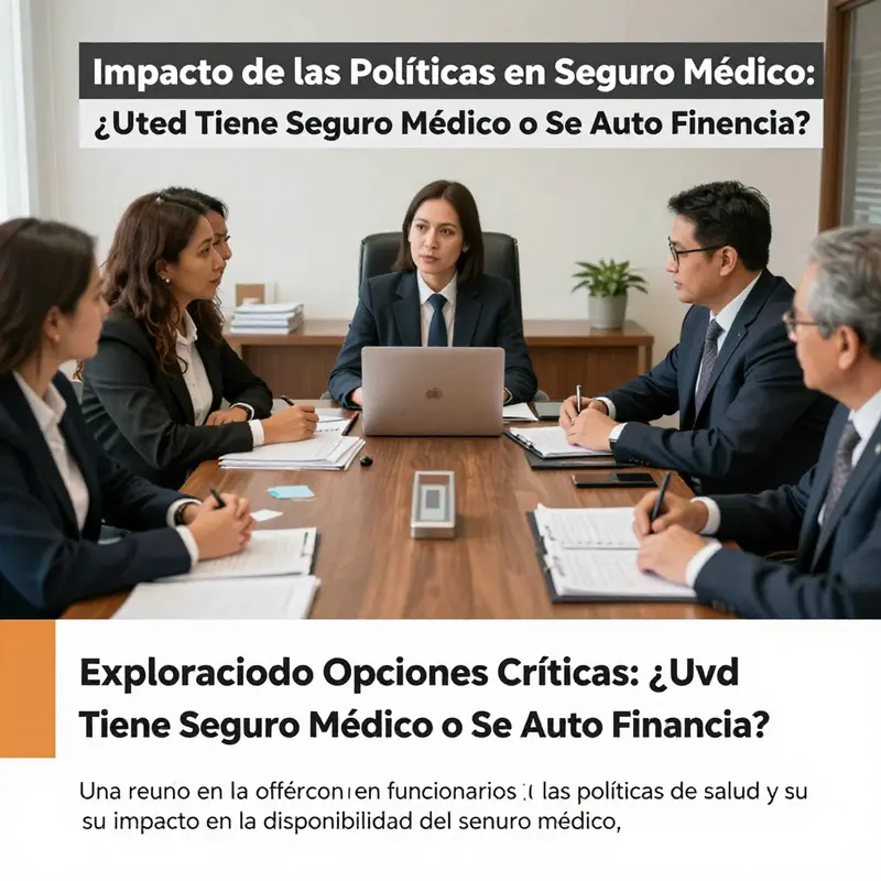 Gráfico que ilustra las distintas alternativas de seguros médicos disponibles.