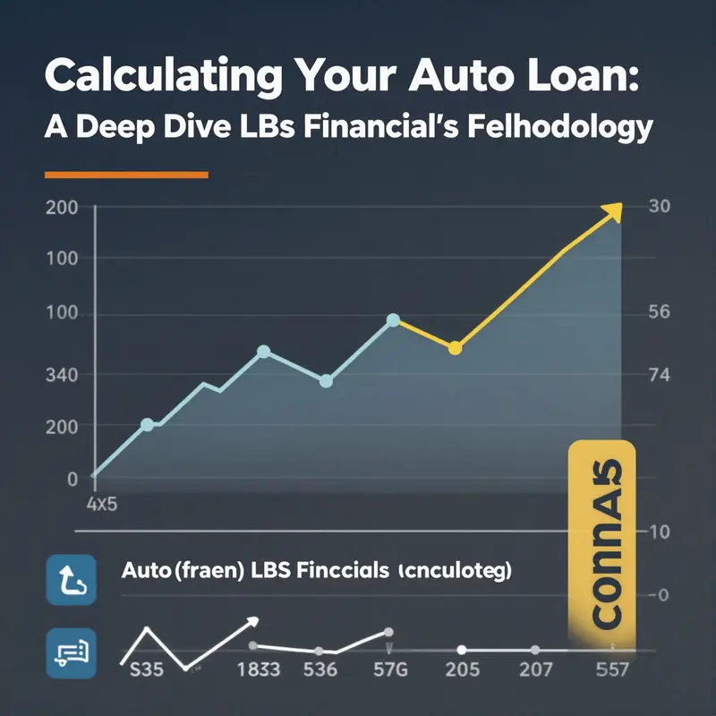 Visual representation of the components involved in calculating auto loan amounts at LBS Financial.