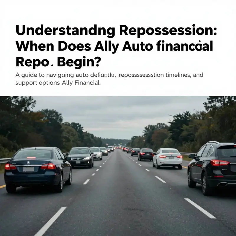 A highway lined with different vehicles, depicting both freedom and the looming risk of repossession.