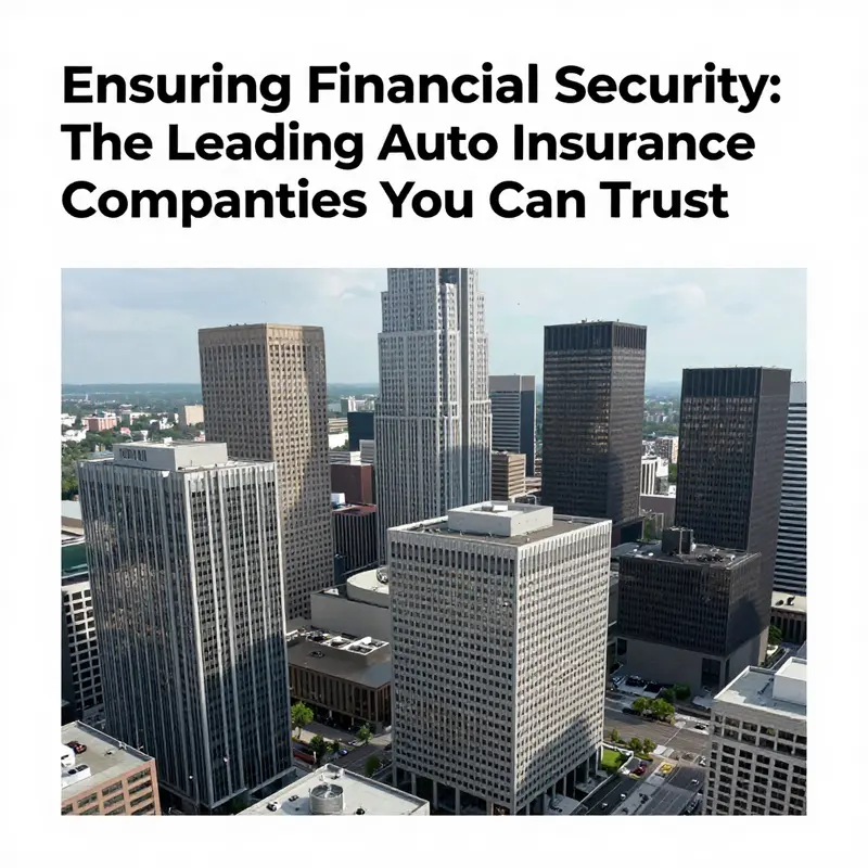 Insightful evaluation of financial security in top auto insurance companies.