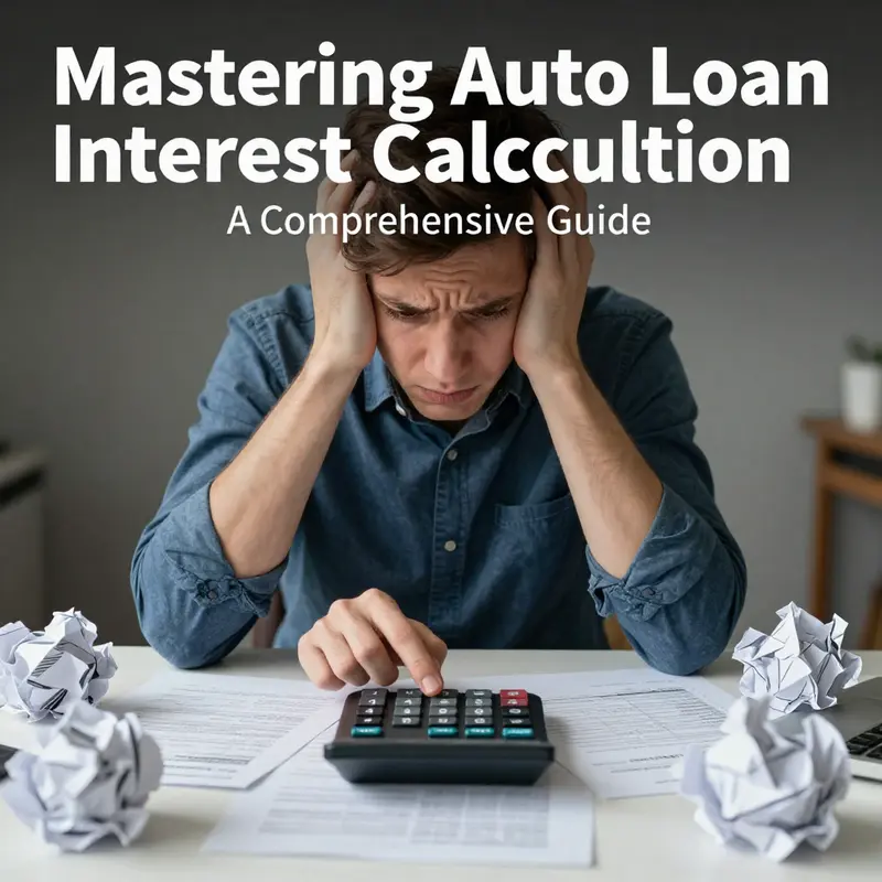 A financial calculator is essential for accurately determining auto loan interest.
