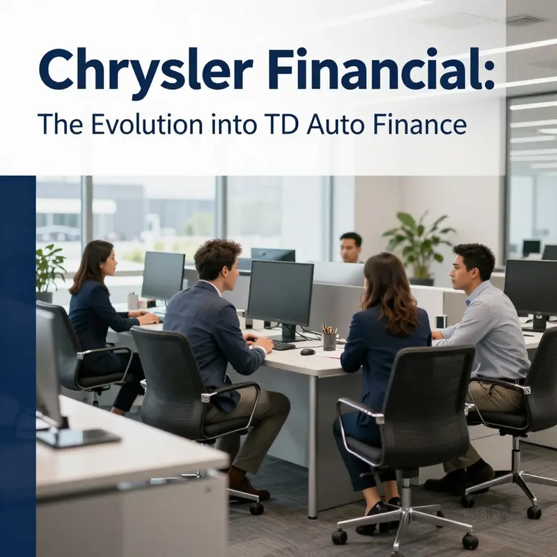 The timeline of Chrysler Financial’s significant transition to TD Auto Finance.