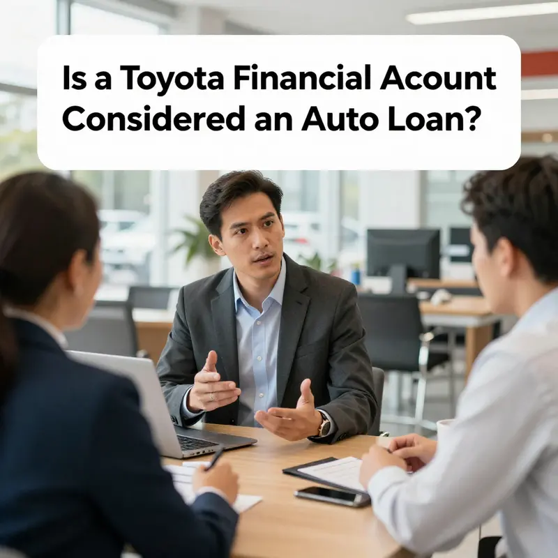 Signing a financing agreement for a Toyota vehicle.