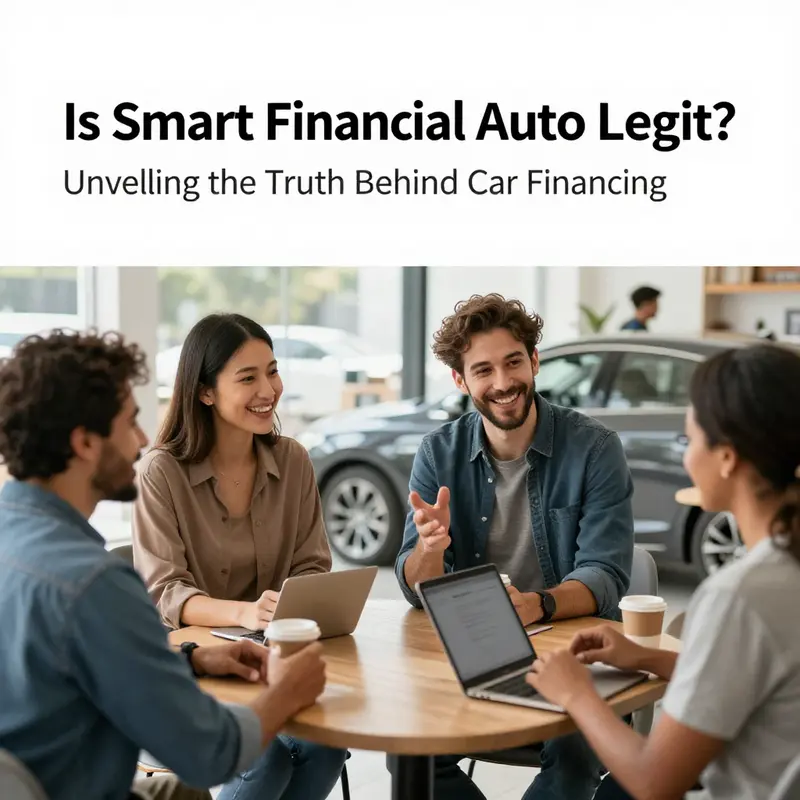 Financial consultants outlining the offerings of Smart Financial Auto to interested clients.