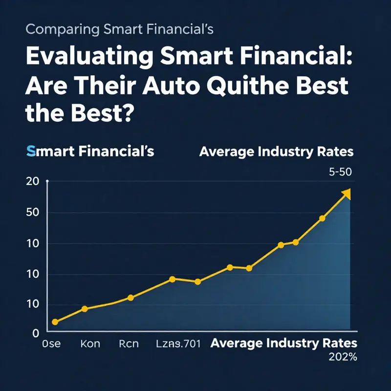 An infographic highlighting key financial offerings of Smart Financial compared to competitors.