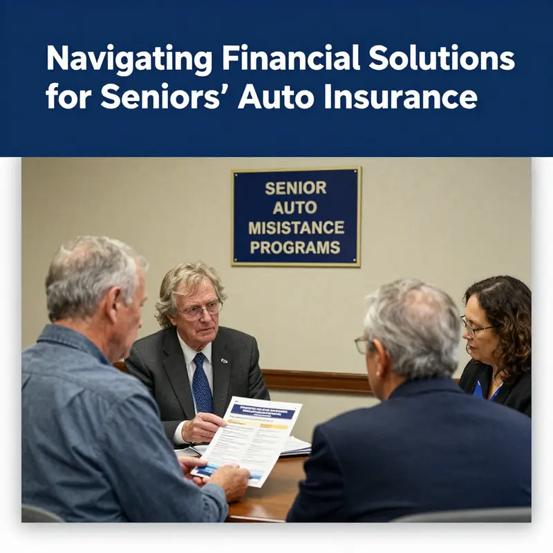 Seniors engaging with state representatives about available auto insurance assistance programs.