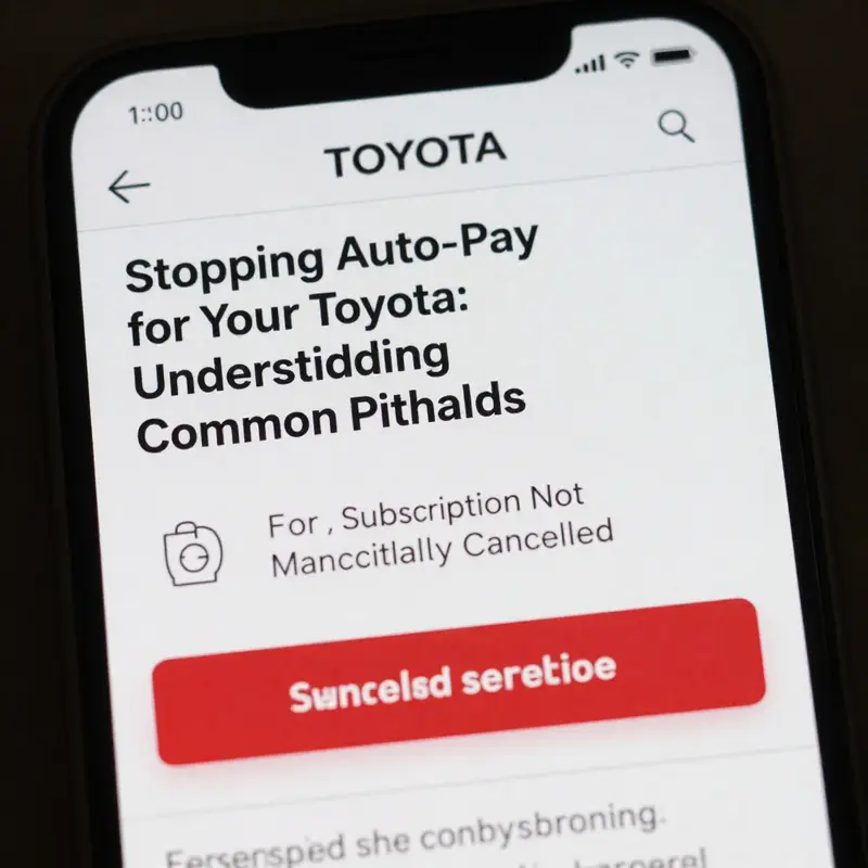 A car owner examining their auto-renewal settings, indicating the complexity of managing subscriptions.