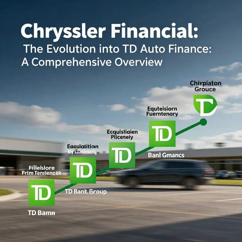 The timeline of Chrysler Financial’s significant transition to TD Auto Finance.