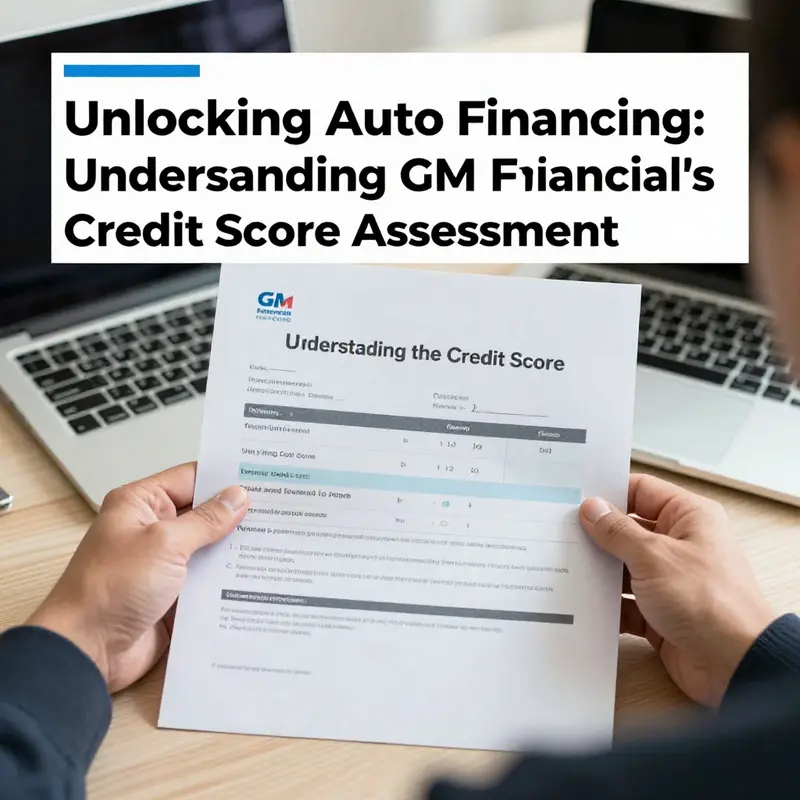Evaluating credit scores is crucial for securing an auto loan with GM Financial.