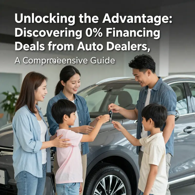 A family celebrating their purchase of a new car with 0% financing, representing the fulfillment and excitement of smart car buying.