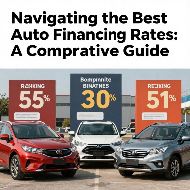 A collection of cars including Tesla models, showcasing various auto financing rates.