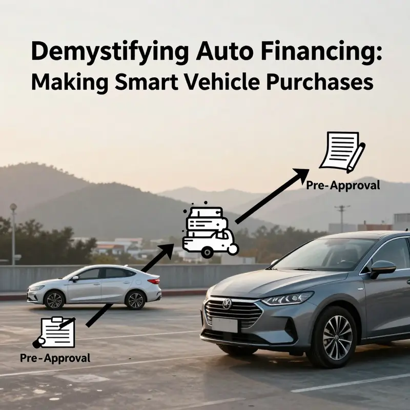 Budgeting and credit scores are essential elements in auto financing.