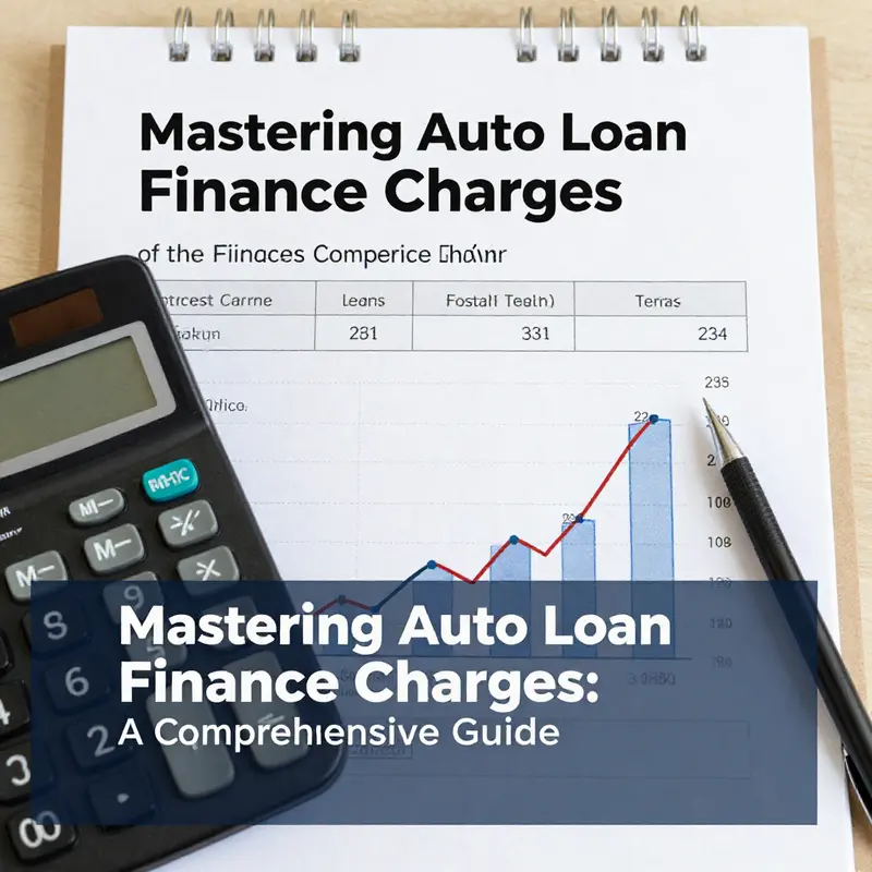 A visual representation of calculating the interest portion of auto loans, emphasizing key financial factors.