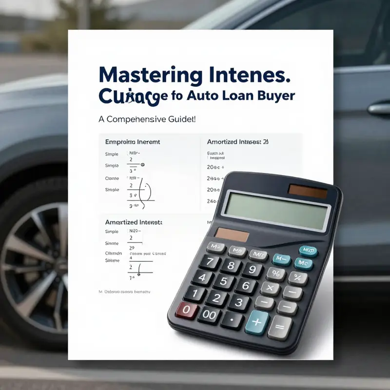 Visual explanation of the different components that make up finance charges in auto loans.