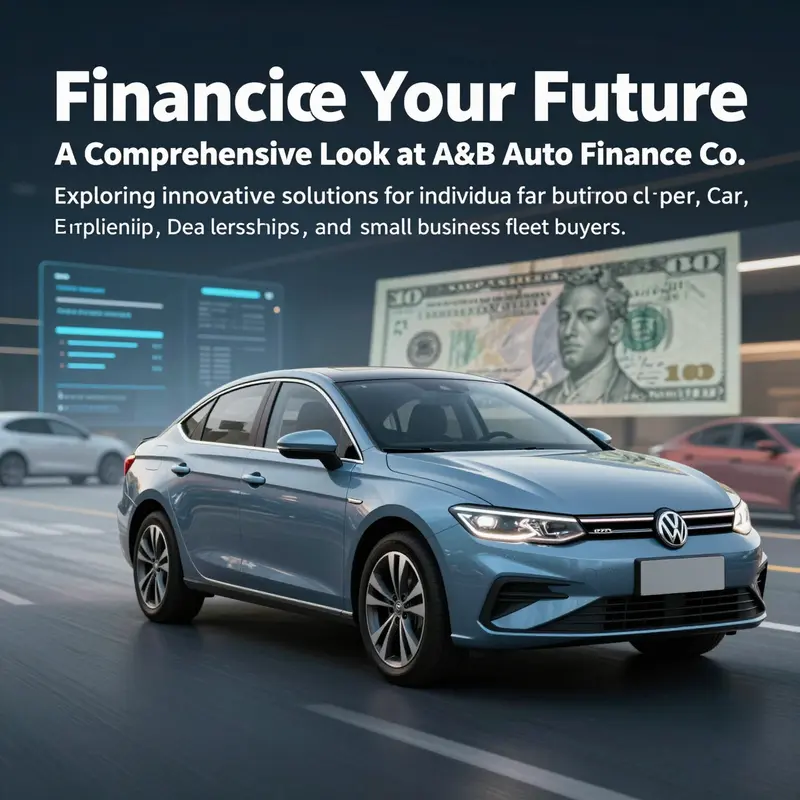 A creative representation of automotive finance, featuring cars and money in a tech-inspired design.