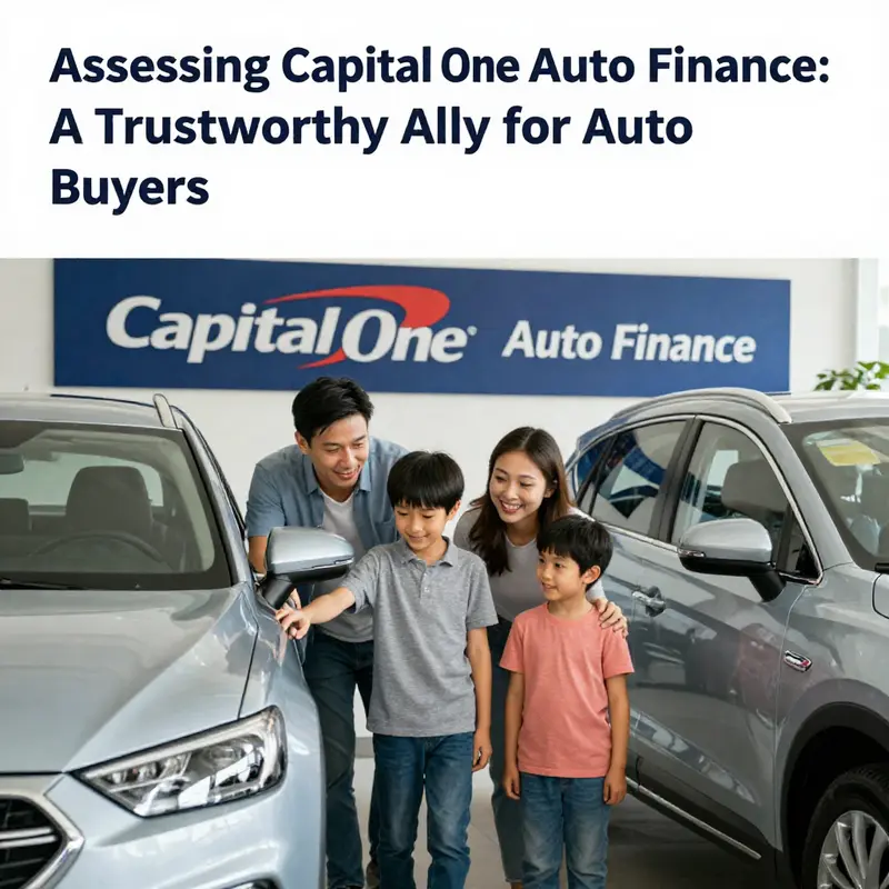 Family searching for a car with the assistance of Capital One Auto Finance.