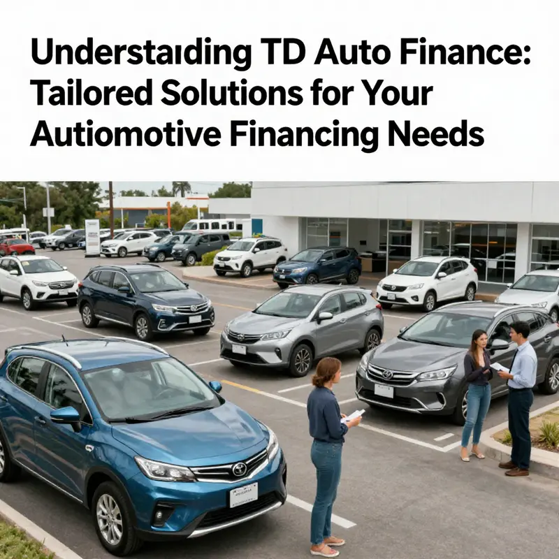 A visually appealing summary image encapsulating the wide array of TD Auto Finance services and customer satisfaction.