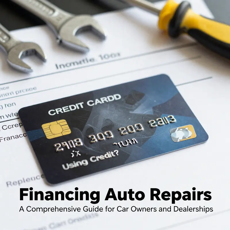 Exploring diverse financing options for auto repairs, showcasing practical aspects.