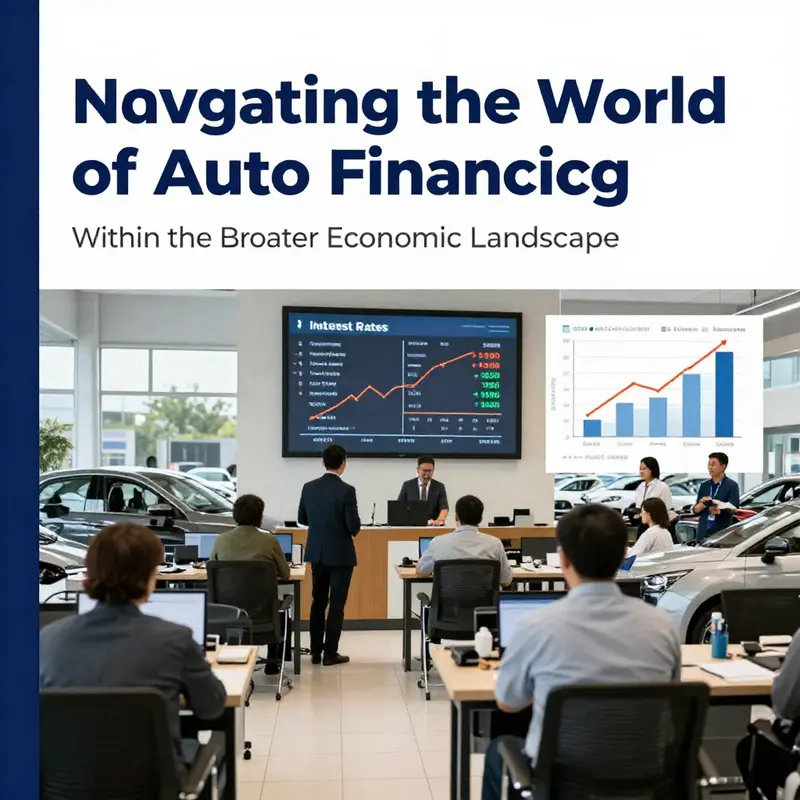 An overview of the auto financing process, illustrating both loans and leases.