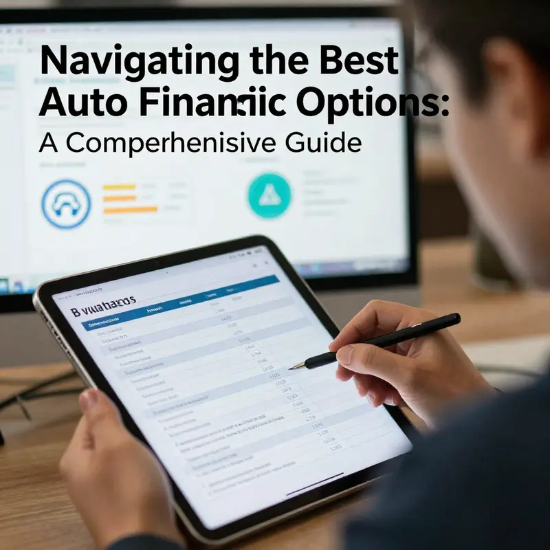 Individuals engaging with financial representatives at a dealership to review auto financing options.