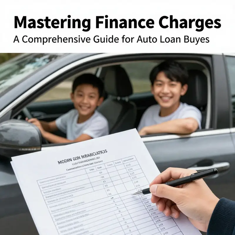 A joyous family in a car, symbolizing the fulfillment of informed decisions about auto loan finance charges.
