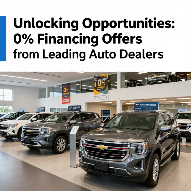 Ford dealers showcase enticing 0% financing promotions on their latest vehicle models.