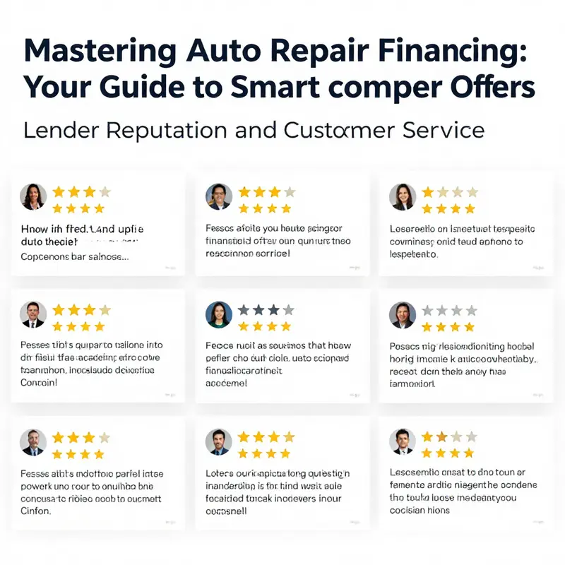 Visual comparison of interest rates (APR) across different auto repair financing options.