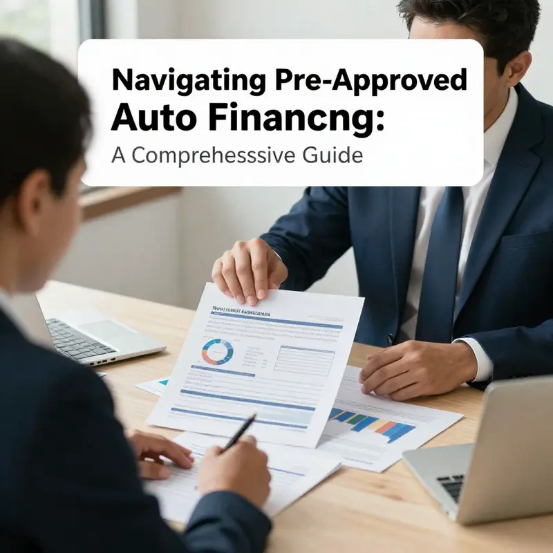 Illustration of an advisor guiding a client through the loan application and pre-approval process.