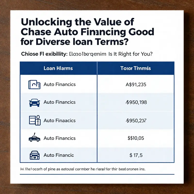 An individual explores competitive auto financing options from Chase, surrounded by resources.