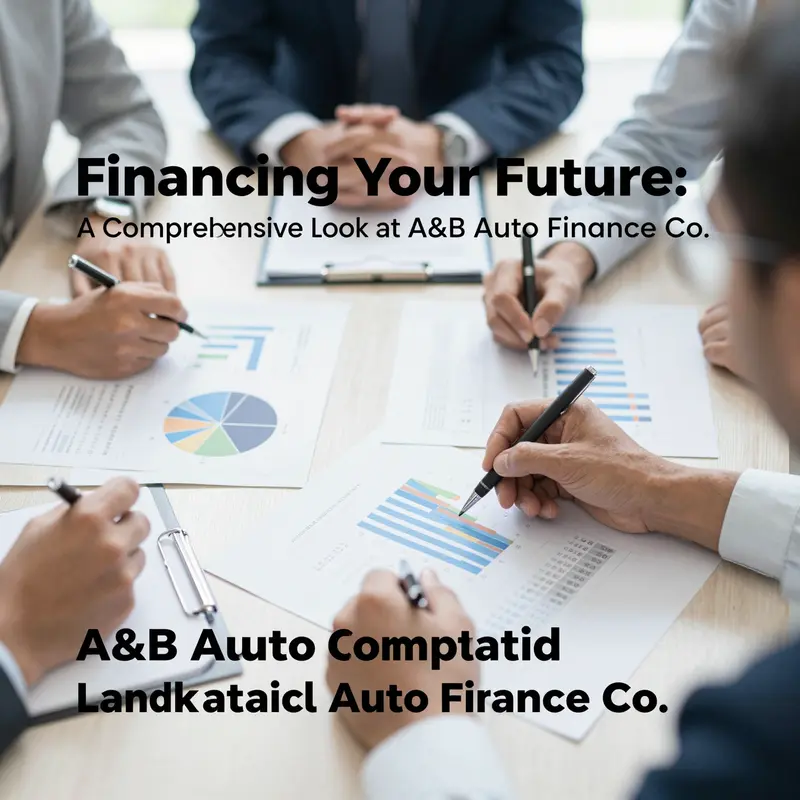 Professionals collaborating on automotive finance solutions at A&B Auto Finance Co.