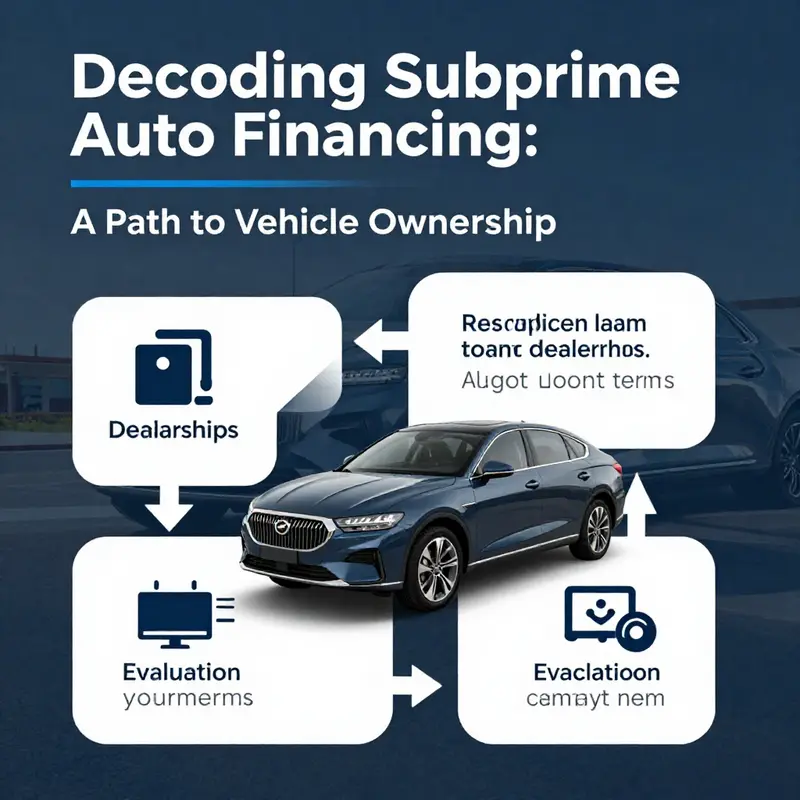 A visual representation of individuals exploring their financing options amidst discussions about credit scores and subprime loans.