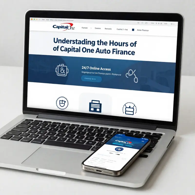 Operational hours displayed on a digital clock with an automobile in the background.