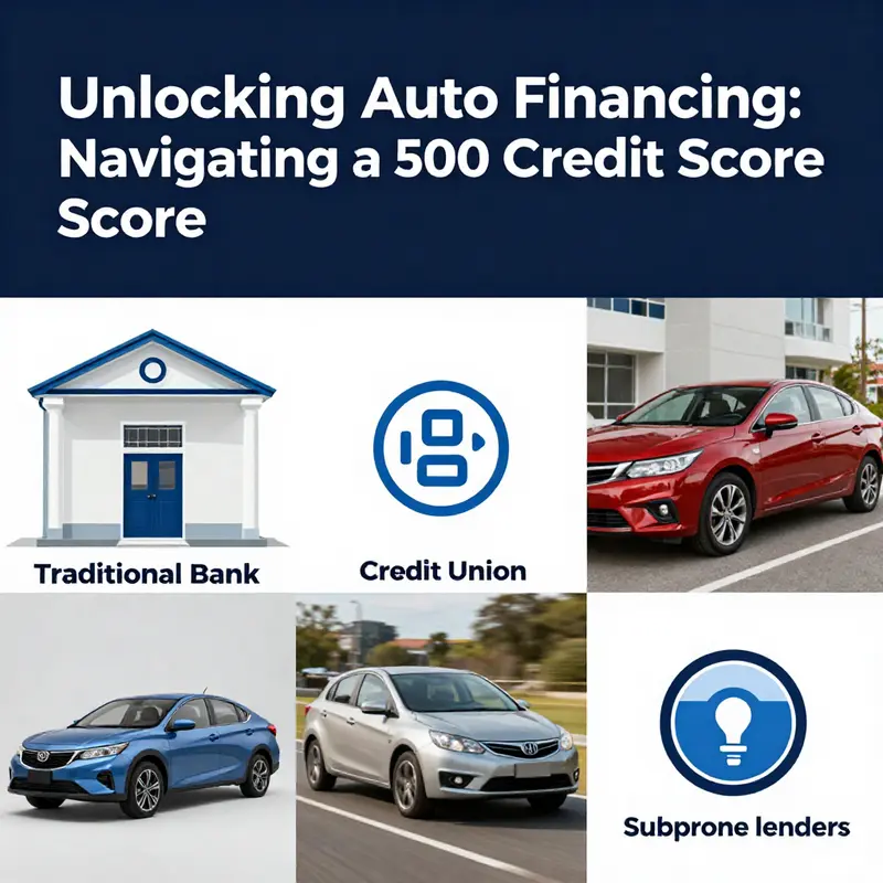 Navigating the complexities of auto financing with a low credit score.