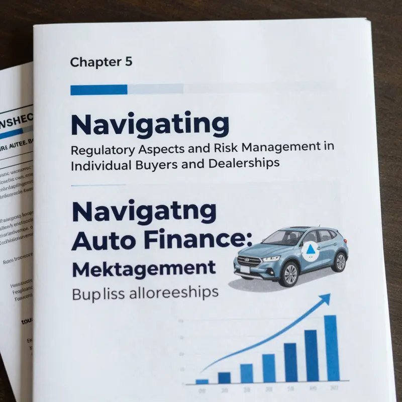 Illustration showcasing the core mechanisms of auto finance through various consumer engagement processes.