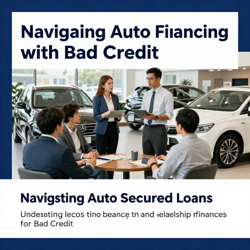 Individuals collaborating with specialized auto lenders to explore financing options.