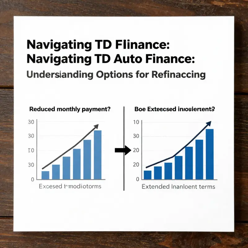 Exploring available options for managing automobile loans with TD Auto Finance.