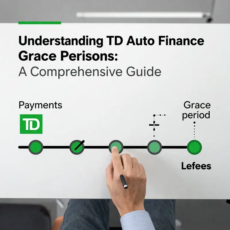 Visual representation of the 15-day grace period feature in TD Auto Finance.