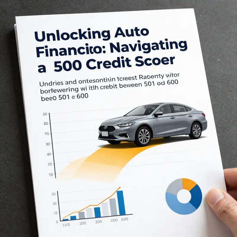 Navigating the complexities of auto financing with a low credit score.