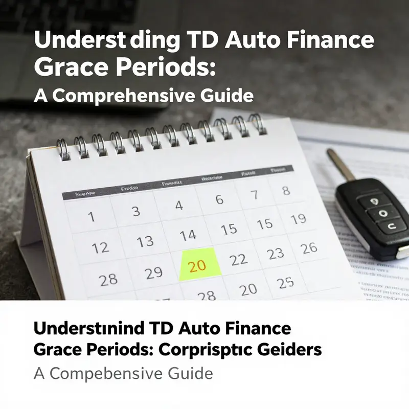 Visual representation of the 15-day grace period feature in TD Auto Finance.